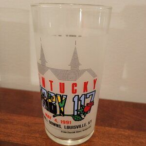 1991 Kentucky Derby Mint Julep glass #117